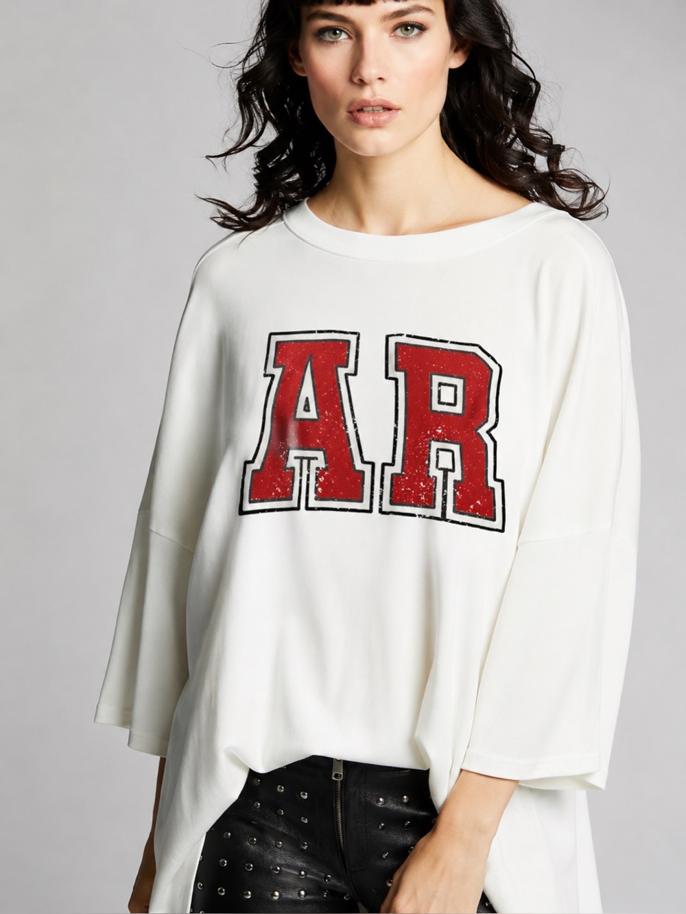Oversized ARKANSAS Razorbacks One Size Tee RECYCLED KARMA